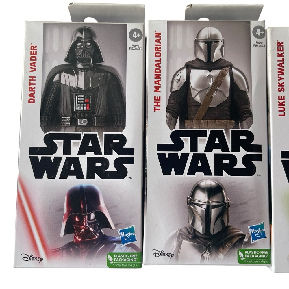 Disney Hasbro Star Wars action figure toys Luke Darth stormtrooper mandalorian - Picture 2 of 8